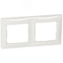 VALENA Рамка 2 поста горизонтальная белая 694241 LEGRAND