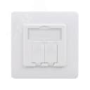 Адаптер настенный для модулей Keystone. 2 порта DKC