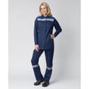 Костюм женский Весна-1 СОП CH (тк.Смесовая,210) брюки, т.синий/васильковый, р. 52-54/170-176