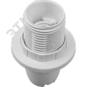 Патрон люстровый Е14 пластик с кольцом белый Navigator Group