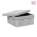 Коробка распределительная KMP-030-035 с крышкой (85х85х40) для прямого монтажа без мембр. вводов серая IP54 EKF