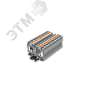 Клемма TP 1-1 проходная Push-in, сечение 10 мм. кв., серая