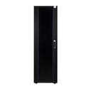 Шкаф нап. 19", 47U 600х600, перед. дв. стек, задн. стен., мет, чер. Datarex DR-700601