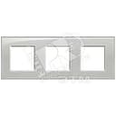 LivingLight Рамка прямоугольная 3 поста Серое небо