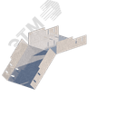 Лоток монтажный угловой 45 вниз ЛУ45Н.200.50.382.0,7.2