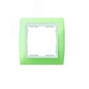 Рамка на 2 поста, S82, пастель зеленая - белый