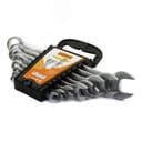 Набор ключей гаечных комбинированных 8 шт. (8-19) сатинированные в клипсе Hortz