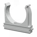 Крепёж-клипса для труб d50 мм безгалогенная (HF) атмосферостойкая серая (10шт/200шт уп/кор) PR13.0349 Промрукав