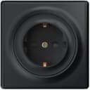 Розетка 1-м СП Florence 16А IP20 с заземл. защ. шторки винтов. клеммы механизм черн. (1E10101303) OneKeyElectro 2172810