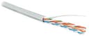 LAN UTP 4x2x24AWG кат.5е solid-indoor (305 м) Hyperline (UUTP4-C5E-S24-IN-PVC-GY-305) - Кабель витая пара, неэкранированная U/UTP, категория 5e, 4 пары (24 AWG), одножильный (solid), PVC, серый (305 м)