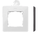 Рамка декоративная, 1 пост, Original, S82 Detail, белый-чёрный