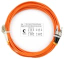 Шнур оптический duplex LC-FC 62,5/125 mm 7м LSZH Cabeus FOP-62-LC-FC-7m