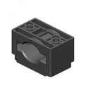 Одиночное кабельное крепление D 25-40 мм