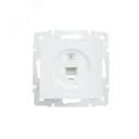 VESNA Розетка телефонная евро белая