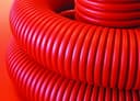 Труба гибкая двустенная для кабельной канализации д.75мм (75 м) цвет красный DKC 120975