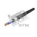 Кабель силовой ПБПнг(А)-HF 2х25мк (N)-0.66 многопроволочный черный (барабан) Алюр