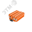 Клемма TP 1-2 проходная Push-in, сечение 10 мм. кв., оранжевая