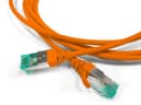 Патч-корд S/FTP Hyperline PC-LPT-SFTP-RJ45-RJ45-C6a-1M-LSZH-OR