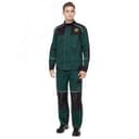 Костюм Старт брючный, цвет зеленый с черной отделкой, р. 104-108/182-188