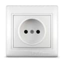 Розетка 1-м СП Севиль 16А IP20 без заземл. бел. UNIVersal С0022