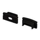 Заглушка LINE1708 BLACK с отверстием Arlight Пластик 040315