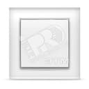 Выключатель Бриллиант одноклавишный белый