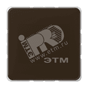 Крышка без отверстий с несущим каркасом для произвольных вырезов  коричневая