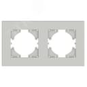 Рамка 2-местная City, жемчуг