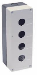 Корпус КП104 для кнопок 4 места белый IEK BKP10-4-K01 (10шт/уп)
