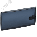 Дверца для корпуса пластикового ЩРН(В)-П-6 IP41 черная прозрачная UNION Compact