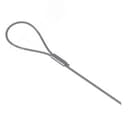 Трос оцинкованный с петлей и замком 5 м, толщина 2,0 мм, Сендзимир цинк