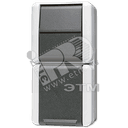 Комбинация - розетка универсальный выключатель  для накладного монтажа IP44