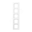 Рамка 5-я для горизонтальной/вертикальной установки  Серия- ACreation  Материал- термопласт. Цвет- белый