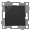 Выключатель одноклавишный Ugra инд, механизм, 10А, 250В, графит
