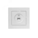 VESNA Розетка компьютерная белая