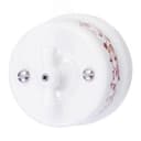 Выключатель Лизетта 1кл. проходной, керамика, цвет белый,  декор