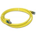 Патч-корд RJ45 - RJ45, 4 пары, FTP, категория 6, 2 м, желтый, LSZH LANMASTER LAN-PC45/S6-2.0-YL