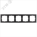 Рамка G-Classic 5-постовая, цвет Антрацит G1005B Jasmart