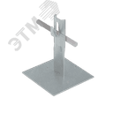 Приклееваемый держатель зажимной для прутка D 5-8 мм H90 мм TD