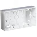 Коробка для наружного монтажа на 2 поста, алюминий