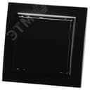 Выключатель одноклавишный, 250В, 10А, серия Эрна, черный Stekker