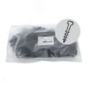 Дюбель-хомут для плоского кабеля (5-10мм), полипропилен, черный (упаковка100шт.), DCL01-05-10