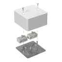 Коробка огнестойкая разветвительная для кабель-канала 40-0460-FR6.0-4-4-Р Е15-Е60 RAL9003 85х85х45 (44 шт/кор) Промрукав