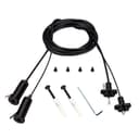 Подвес токопроводящий ARL2x2m Set BLACK Pad 15x2mm 2x20AWG Arlight провод 2x05 041948