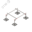 Опорная конструкция для установки оборудования TECHNORAPTOR STEELFOOT 1200х1000 HD