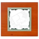 Рамка на 4 поста, S82N, вишня - шампань (дерево)