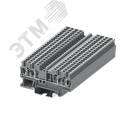 Клемма TC 2-2 пружинная, сечение 2,5 мм. кв., серая