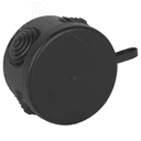 Коробка распределительная для открытой проводки 60x40 мм черная IP55 RUVinil