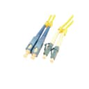 Патч-корд оптический LSZH, дуплексный, LC/UPC-SC/UPC, SM, 3м LANMASTER LAN-2LC-2SC/SU-3.0