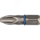 Биты "ЭКСПЕРТ" торсионные кованые, обточенные, хромомолибденовая сталь, тип хвостовика C 1/4", PZ3, 25мм, 2шт